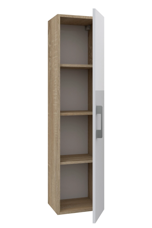Słupek lazienkowy wiszący LUNA 1D 40 cm Dąb Sonoma